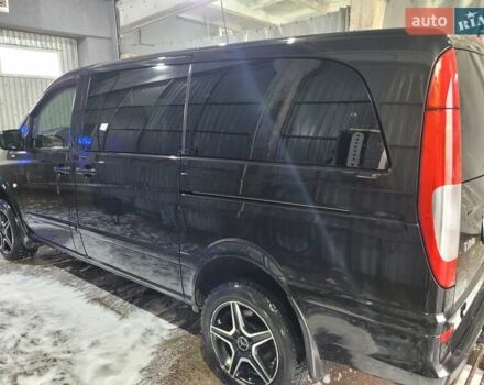 Черный Мерседес Вито, объемом двигателя 2.14 л и пробегом 296 тыс. км за 17000 $, фото 7 на Automoto.ua