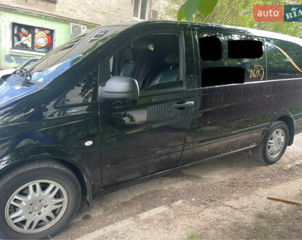 Черный Мерседес Вито, объемом двигателя 2.2 л и пробегом 320 тыс. км за 27600 $, фото 10 на Automoto.ua