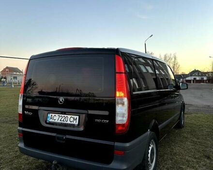 Чорний Мерседес Віто, об'ємом двигуна 2.14 л та пробігом 194 тис. км за 17200 $, фото 3 на Automoto.ua