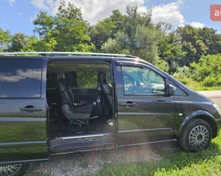 Черный Мерседес Вито, объемом двигателя 2.1 л и пробегом 220 тыс. км за 12500 $, фото 10 на Automoto.ua