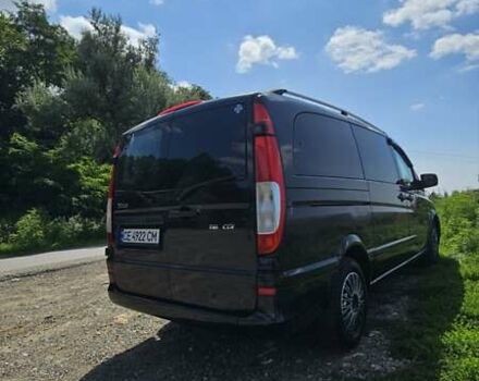 Черный Мерседес Вито, объемом двигателя 2.1 л и пробегом 220 тыс. км за 12500 $, фото 4 на Automoto.ua