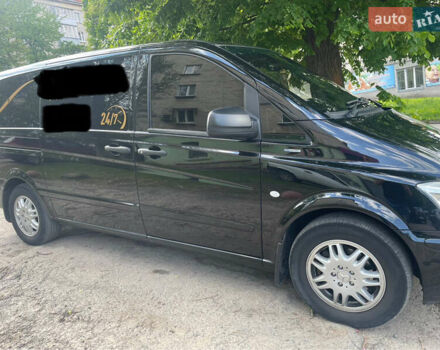 Черный Мерседес Вито, объемом двигателя 2.2 л и пробегом 320 тыс. км за 27600 $, фото 9 на Automoto.ua