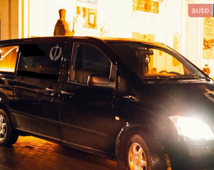 Черный Мерседес Вито, объемом двигателя 2.2 л и пробегом 320 тыс. км за 27600 $, фото 5 на Automoto.ua