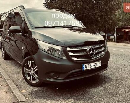 Черный Мерседес Вито, объемом двигателя 2.14 л и пробегом 200 тыс. км за 28499 $, фото 2 на Automoto.ua