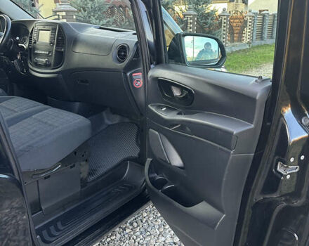 Черный Мерседес Вито, объемом двигателя 2.14 л и пробегом 245 тыс. км за 25500 $, фото 6 на Automoto.ua