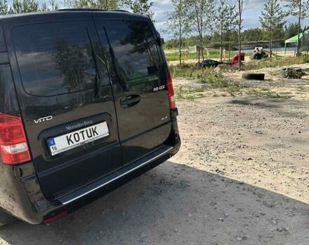 Черный Мерседес Вито, объемом двигателя 2.14 л и пробегом 274 тыс. км за 35700 $, фото 3 на Automoto.ua