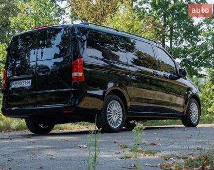 Черный Мерседес Вито, объемом двигателя 2.14 л и пробегом 242 тыс. км за 26500 $, фото 3 на Automoto.ua