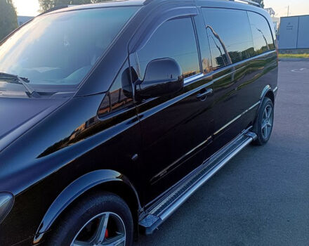 Черный Мерседес Вито, объемом двигателя 2.1 л и пробегом 373 тыс. км за 8300 $, фото 4 на Automoto.ua