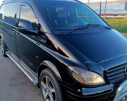 Черный Мерседес Вито, объемом двигателя 2.1 л и пробегом 373 тыс. км за 8300 $, фото 5 на Automoto.ua