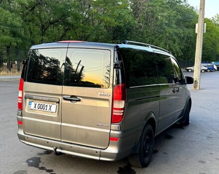 Черный Мерседес Вито, объемом двигателя 2.1 л и пробегом 335 тыс. км за 13500 $, фото 3 на Automoto.ua