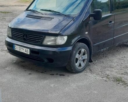 Черный Мерседес Вито, объемом двигателя 2.2 л и пробегом 2 тыс. км за 5100 $, фото 1 на Automoto.ua