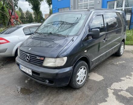 Черный Мерседес Вито, объемом двигателя 2.1 л и пробегом 300 тыс. км за 3800 $, фото 1 на Automoto.ua