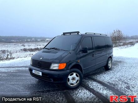 Чорний Мерседес Віто, об'ємом двигуна 2.2 л та пробігом 328 тис. км за 4200 $, фото 1 на Automoto.ua