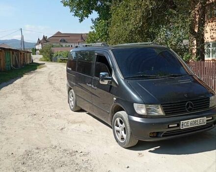 Мерседес Вито 2000 в Сторожинце на Automoto.ua Черный Мерседес Вито, объемом двигателя 2.2 л и пробегом 358 тыс. км за 4800 $, фото 1 на Automoto.ua