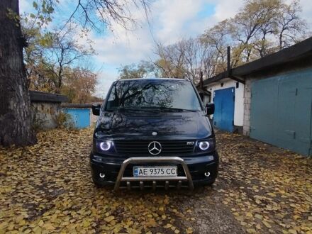 Мерседес Вито 2000 в Каменское - Днепродзержинск на Automoto.ua Черный Мерседес Вито, объемом двигателя 2.1 л и пробегом 480 тыс. км за 6700 $, фото 1 на Automoto.ua