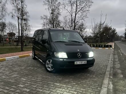 Мерседес Віто 2001 у Вышгороде на Automoto.ua Чорний Мерседес Віто, об'ємом двигуна 2.2 л та пробігом 330 тис. км за 8000 $, фото 1 на Automoto.ua