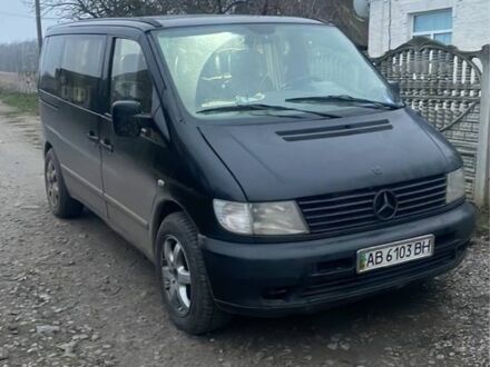 Чорний Мерседес Віто, об'ємом двигуна 2.2 л та пробігом 3 тис. км за 2000 $, фото 1 на Automoto.ua