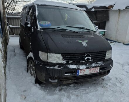 Черный Мерседес Вито, объемом двигателя 2 л и пробегом 247 тыс. км за 3467 $, фото 1 на Automoto.ua