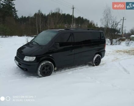 Черный Мерседес Вито, объемом двигателя 2.15 л и пробегом 343 тыс. км за 5500 $, фото 1 на Automoto.ua