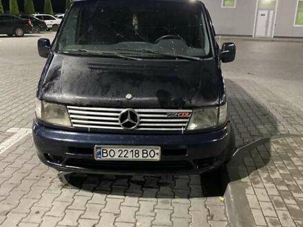 Черный Мерседес Вито, объемом двигателя 2.15 л и пробегом 400 тыс. км за 3500 $, фото 1 на Automoto.ua