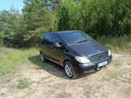 Мерседес Віто 2003 у Кам'янське (Дніпродзержинськ) на Automoto.ua Чорний Мерседес Віто, об'ємом двигуна 2.1 л та пробігом 434 тис. км за 6400 $, фото 1 на Automoto.ua