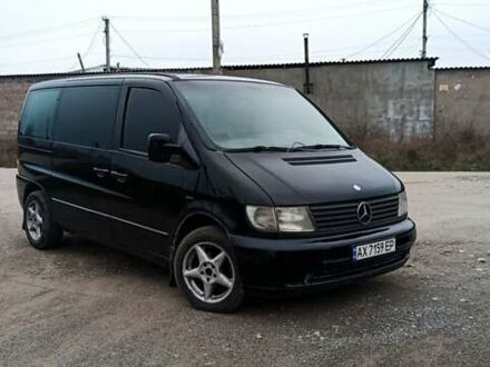 Черный Мерседес Вито, объемом двигателя 2.15 л и пробегом 280 тыс. км за 8000 $, фото 1 на Automoto.ua