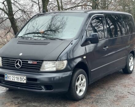 Чорний Мерседес Віто, об'ємом двигуна 2.1 л та пробігом 300 тис. км за 3650 $, фото 1 на Automoto.ua