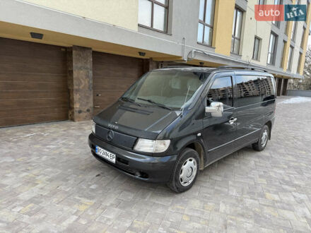 Черный Мерседес Вито, объемом двигателя 2.15 л и пробегом 347 тыс. км за 5200 $, фото 1 на Automoto.ua