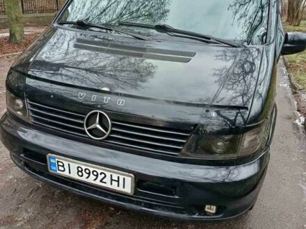Чорний Мерседес Віто, об'ємом двигуна 2.1 л та пробігом 232 тис. км за 7086 $, фото 1 на Automoto.ua