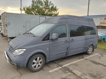 Черный Мерседес Вито, объемом двигателя 2.1 л и пробегом 264 тыс. км за 4650 $, фото 1 на Automoto.ua