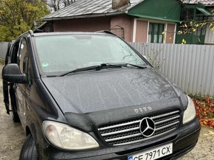 Черный Мерседес Вито, объемом двигателя 2.1 л и пробегом 420 тыс. км за 6000 $, фото 1 на Automoto.ua
