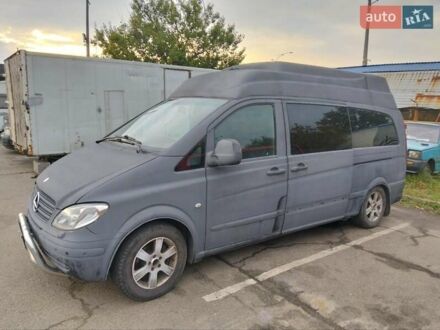 Черный Мерседес Вито, объемом двигателя 2.15 л и пробегом 278 тыс. км за 4750 $, фото 1 на Automoto.ua