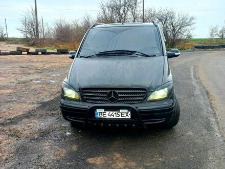 Чорний Мерседес Віто, об'ємом двигуна 2.1 л та пробігом 550 тис. км за 6500 $, фото 1 на Automoto.ua