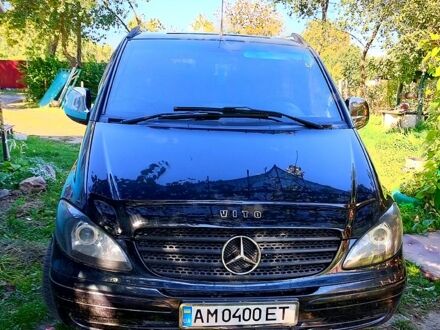 Мерседес Віто 2005 у Зенькове на Automoto.ua Чорний Мерседес Віто, об'ємом двигуна 2.1 л та пробігом 300 тис. км за 8300 $, фото 1 на Automoto.ua