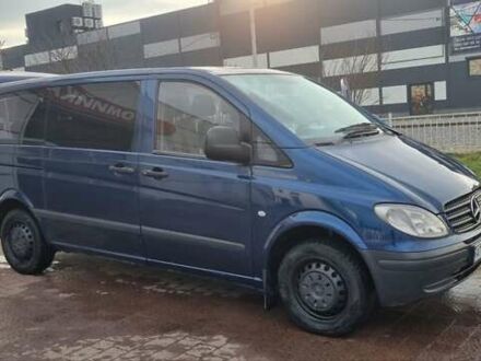 Черный Мерседес Вито, объемом двигателя 2.15 л и пробегом 470 тыс. км за 6750 $, фото 1 на Automoto.ua