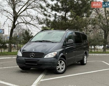 Черный Мерседес Вито, объемом двигателя 2.15 л и пробегом 300 тыс. км за 7300 $, фото 1 на Automoto.ua
