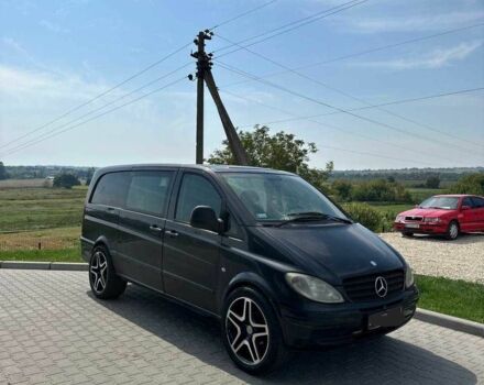 Черный Мерседес Вито, объемом двигателя 2.2 л и пробегом 300 тыс. км за 4095 $, фото 1 на Automoto.ua