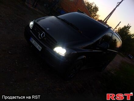 Черный Мерседес Вито, объемом двигателя 2.1 л и пробегом 340 тыс. км за 9500 $, фото 1 на Automoto.ua