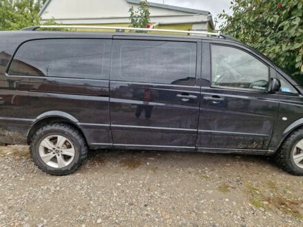 Черный Мерседес Вито, объемом двигателя 2.1 л и пробегом 500 тыс. км за 5500 $, фото 1 на Automoto.ua