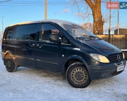 Черный Мерседес Вито, объемом двигателя 2.15 л и пробегом 268 тыс. км за 4990 $, фото 1 на Automoto.ua