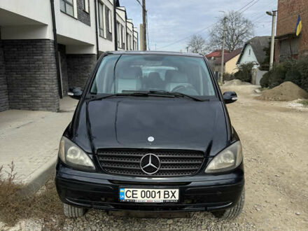 Черный Мерседес Вито, объемом двигателя 2.15 л и пробегом 309 тыс. км за 8500 $, фото 1 на Automoto.ua