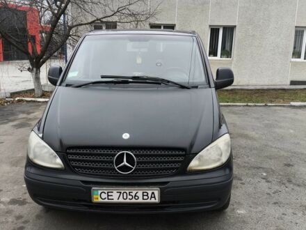 Чорний Мерседес Віто, об'ємом двигуна 2.1 л та пробігом 265 тис. км за 9000 $, фото 1 на Automoto.ua