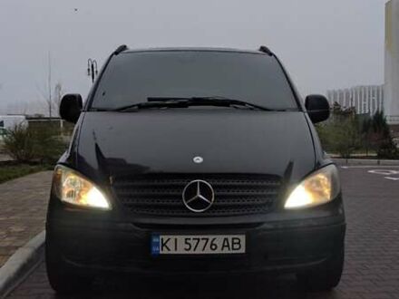 Черный Мерседес Вито, объемом двигателя 2.15 л и пробегом 565 тыс. км за 9000 $, фото 1 на Automoto.ua