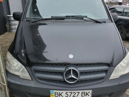 Чорний Мерседес Віто, об'ємом двигуна 2.1 л та пробігом 300 тис. км за 7000 $, фото 1 на Automoto.ua