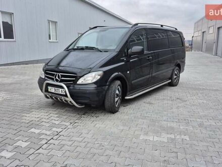 Черный Мерседес Вито, объемом двигателя 2.15 л и пробегом 205 тыс. км за 11555 $, фото 1 на Automoto.ua