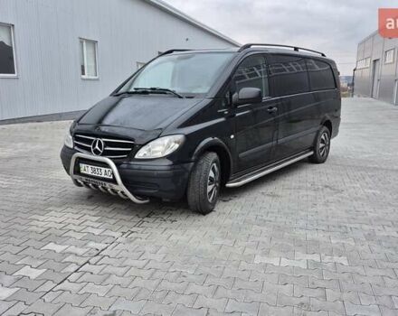 Черный Мерседес Вито, объемом двигателя 2.15 л и пробегом 205 тыс. км за 11555 $, фото 1 на Automoto.ua