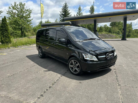 Чорний Мерседес Віто, об'ємом двигуна 3 л та пробігом 370 тис. км за 17800 $, фото 1 на Automoto.ua