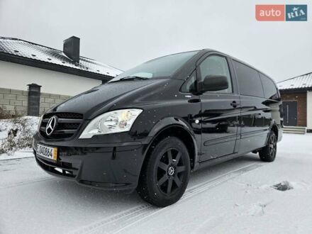Черный Мерседес Вито, объемом двигателя 2.14 л и пробегом 223 тыс. км за 15999 $, фото 1 на Automoto.ua