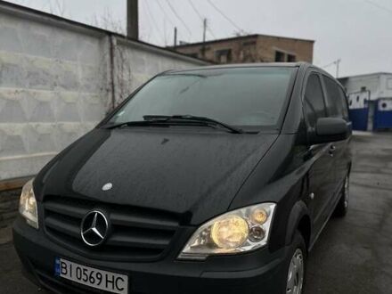 Мерседес Вито 2011 в Полтаве на Automoto.ua Черный Мерседес Вито, объемом двигателя 2.14 л и пробегом 232 тыс. км за 11700 $, фото 1 на Automoto.ua