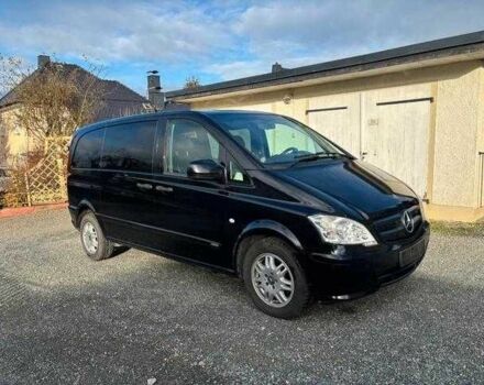 Черный Мерседес Вито, объемом двигателя 3 л и пробегом 240 тыс. км за 9100 $, фото 1 на Automoto.ua